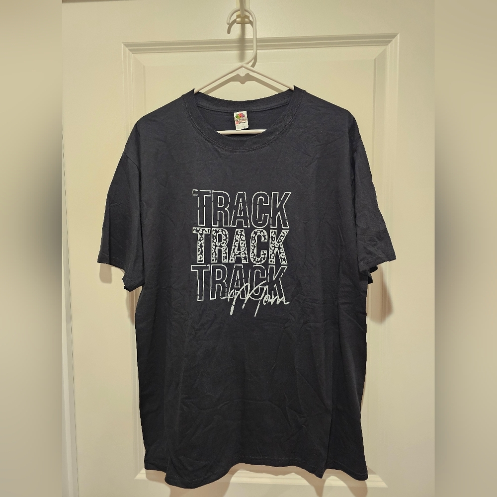 Black Track Mom Tee